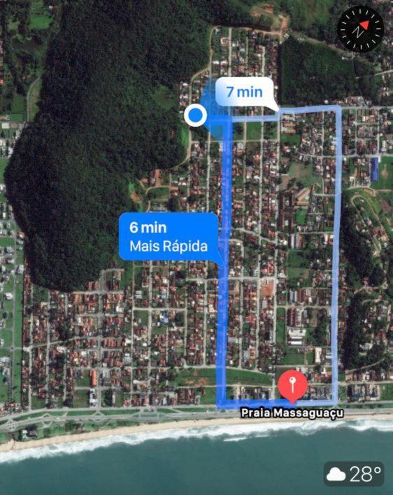 Casa Na Praia Massaguacu - Caraguatatuba Eksteriør billede